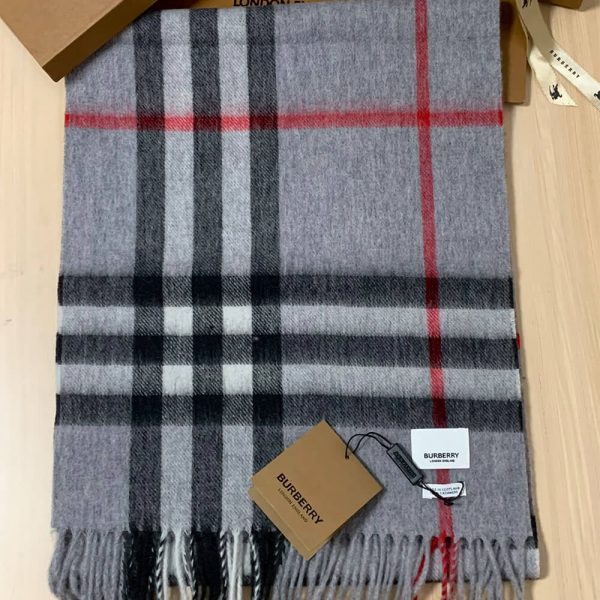 Burberry Check Cashmere Scarf
