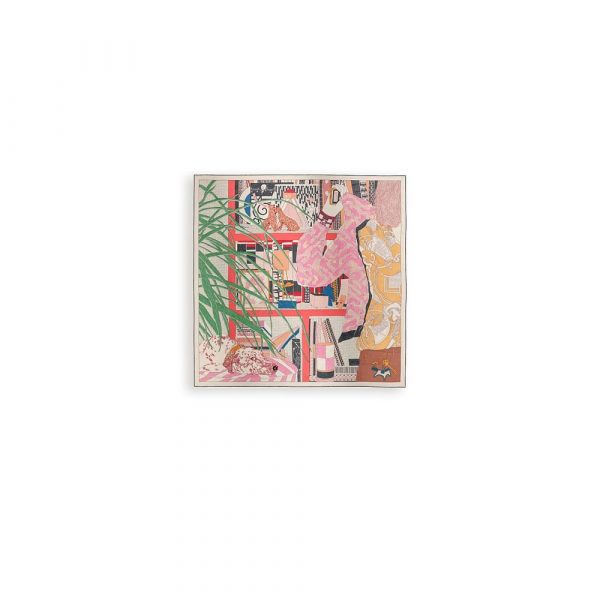 HERMES Rendez-Vous Chez Herm??s shawl 140