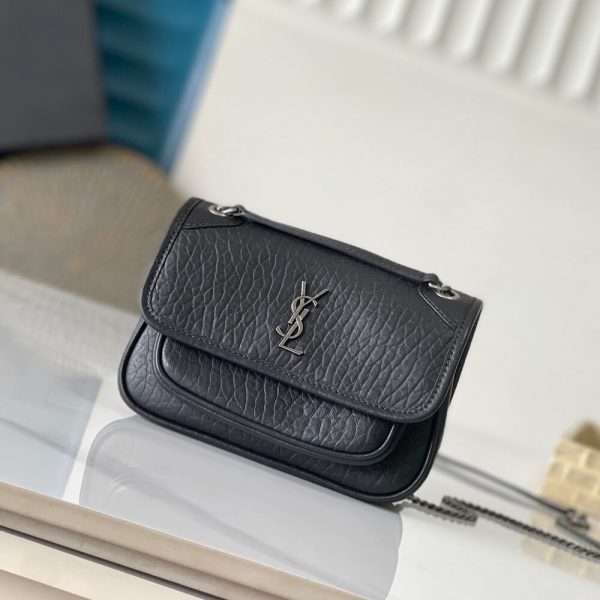 YSL NIKI mini in grained lambskin(TAX-FREE GRADE)