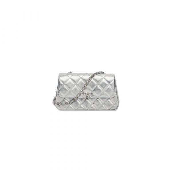 Chanel FLAP PHONE HOLDER WITH CHAIN(HIGH-END GRADE)