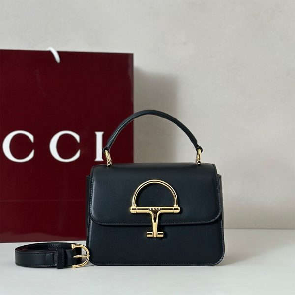 Gucci Siena small top handle bag(HIGH-END GRADE)