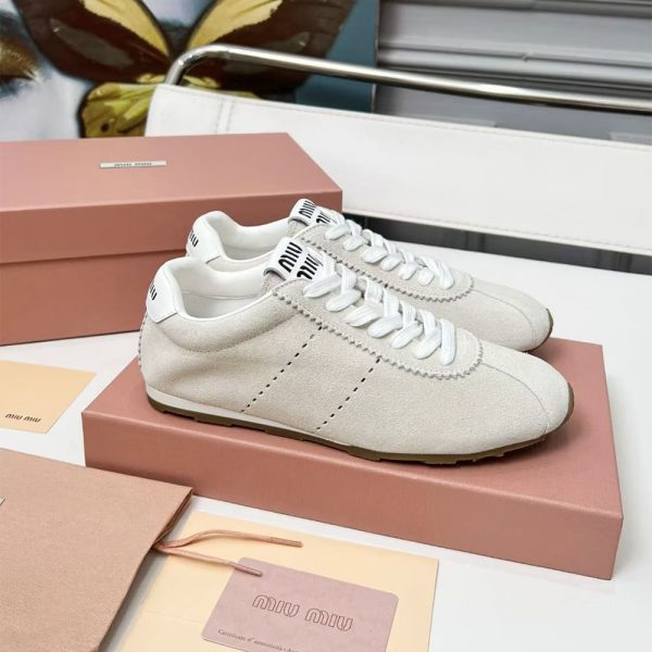 MIUMIU Suede Sneakers