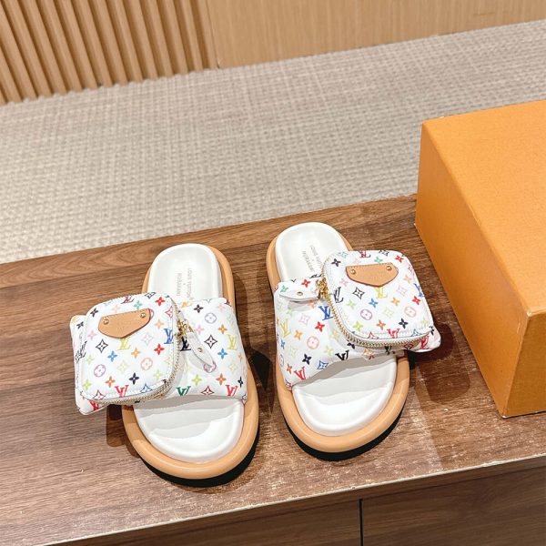 LV x TM Pool Pillow Flat Comfort Mule