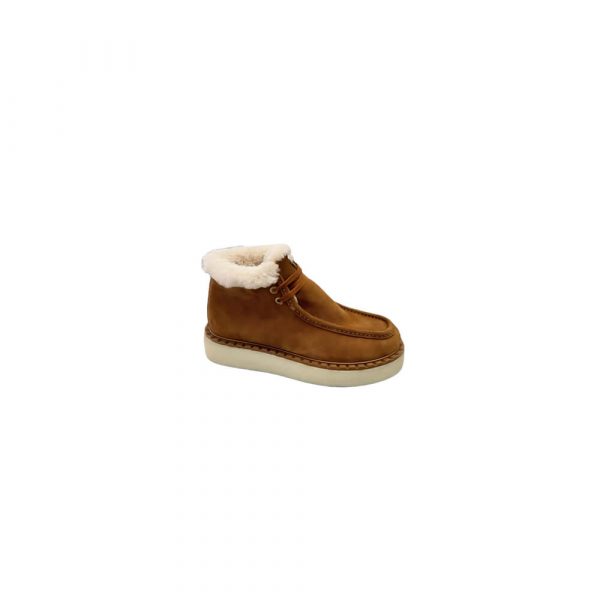 PRADA Suede leather polo boots