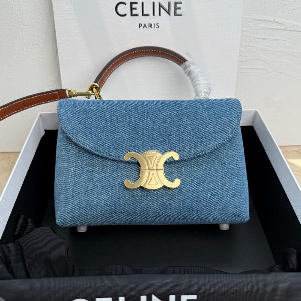 CELINE TEEN NINO BAG IN DENIM(HIGH-END GRADE)
