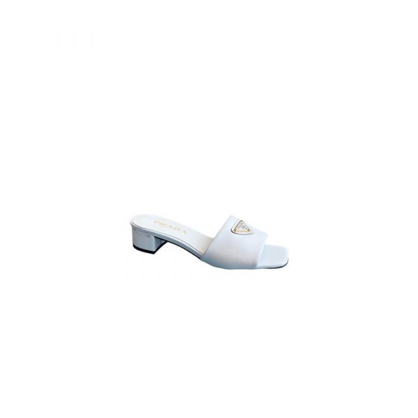 Prada Saffiano patent leather sandals