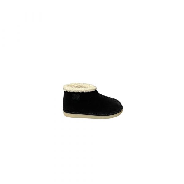 MIUMIU Suede and shearling slip-on booties