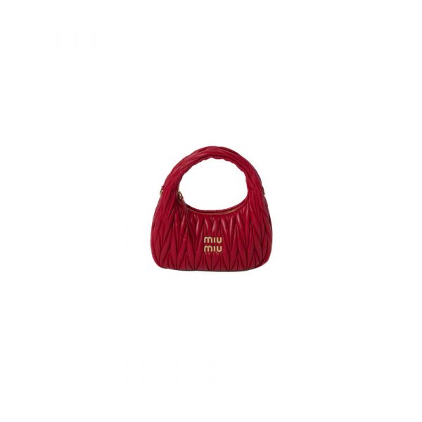 Small Wander matelasse nappa leather hobo bag(HIGH-END GRADE)