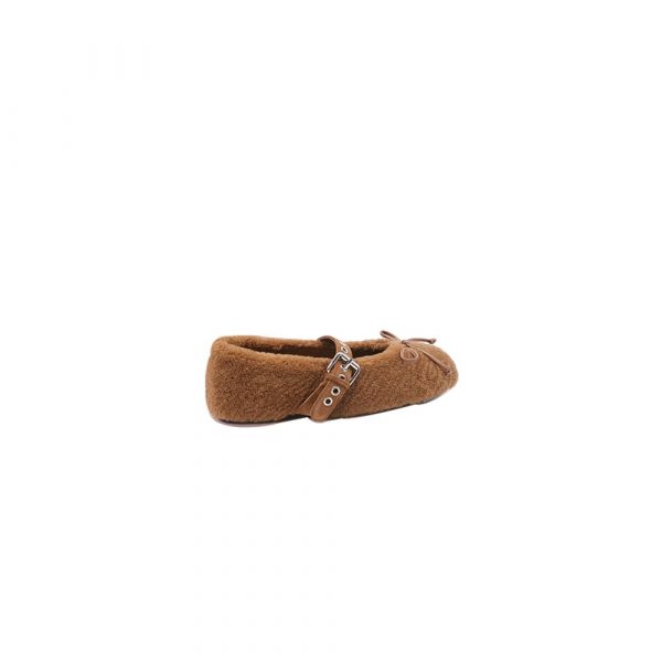 MIUMIU Shearling ballerinas