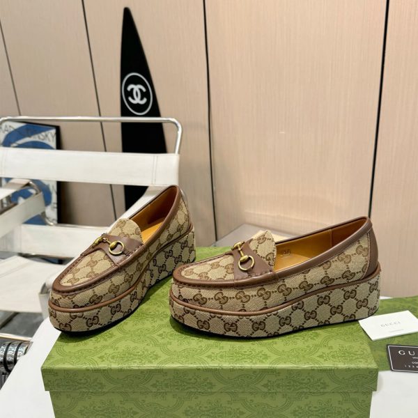 Gucci Women’s Horsebit wedge loafer