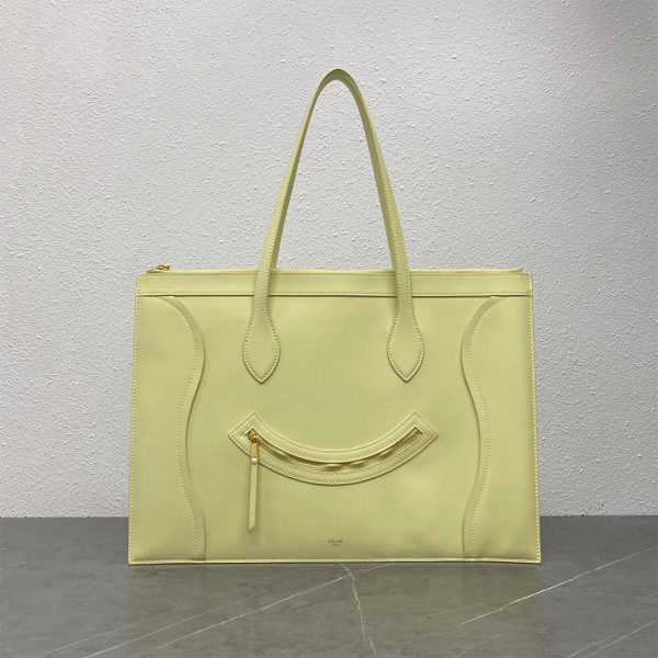 CLINE FLAT CABAS NEW LUGGAGE IN GLOSSY CALFSKIN