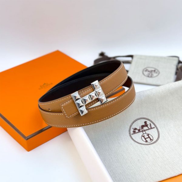 HERMES H Infini belt buckle & Reversible leather strap 24 mm