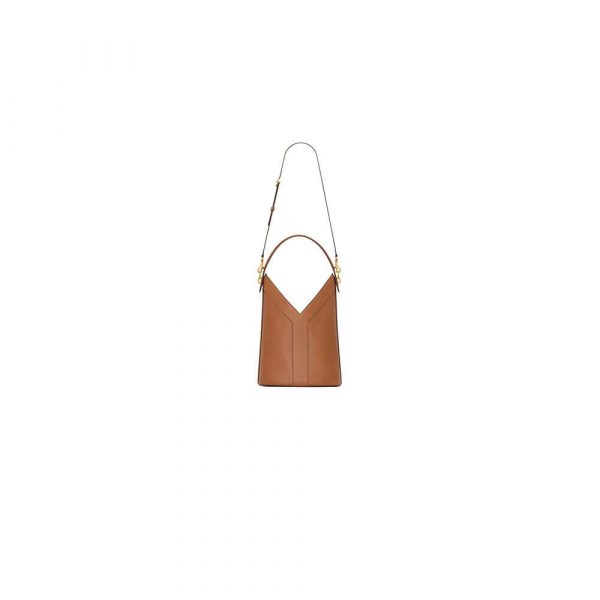 YSL Y top-handle bucket in leather(HIGH-END GRADE)