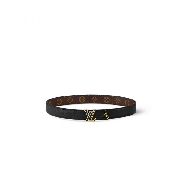 Pretty LV Enamel 30mm Reversible Belt