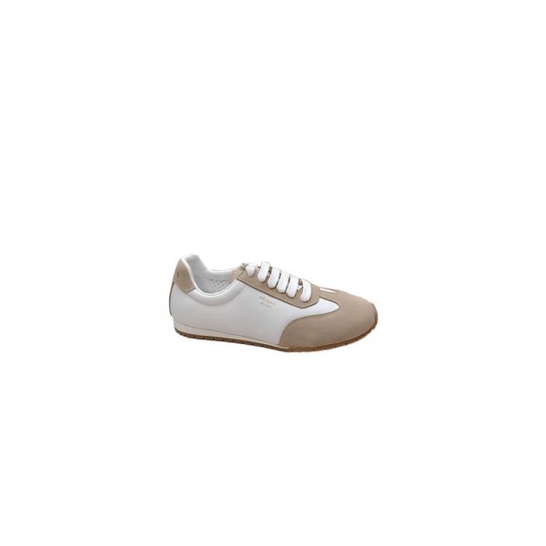 PRADA Nappa leather and suede sneakers