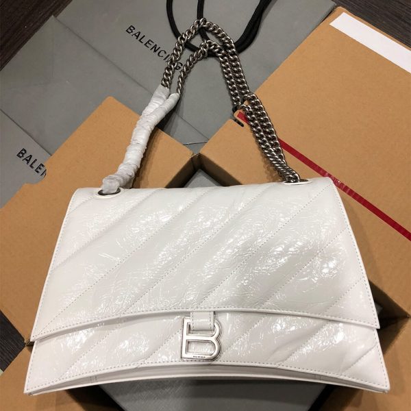 Balenciaga Women’s Crush Chain Bag Medium(HIGH-END GRADE)
