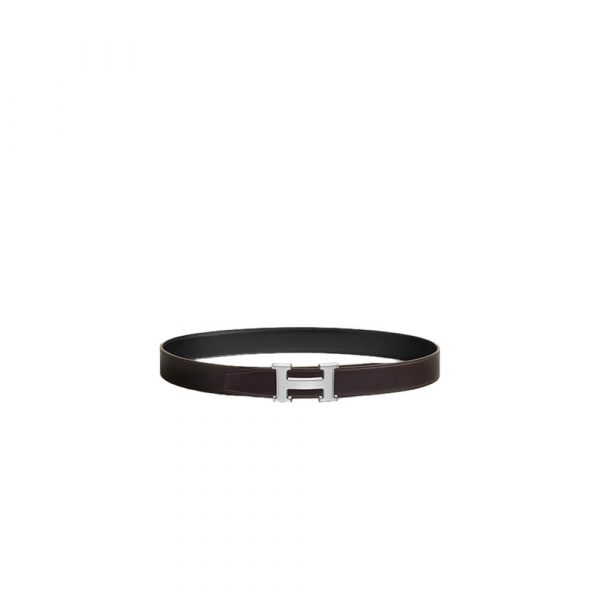 HERMES H belt buckle & Reversible leather strap 32 mm
