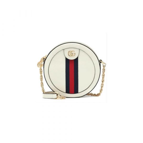 Ophidia GG mini round shoulder bag