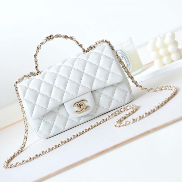 CHANEL Mini Flap With Top Handle