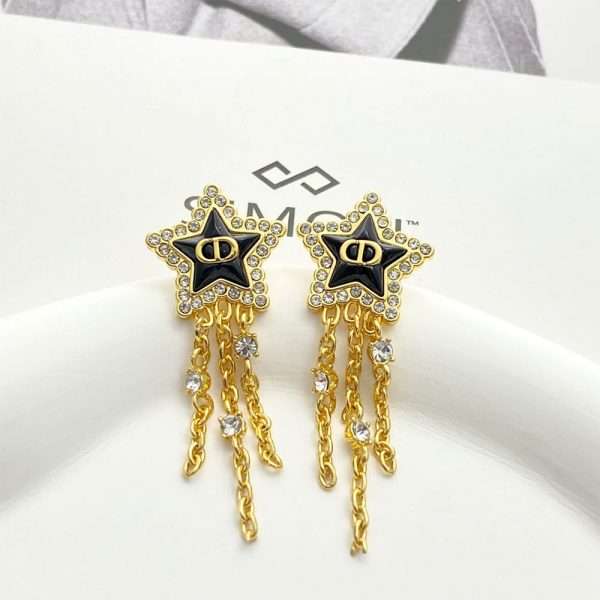 DIOR Petit CD Lucky Baroque Earrings