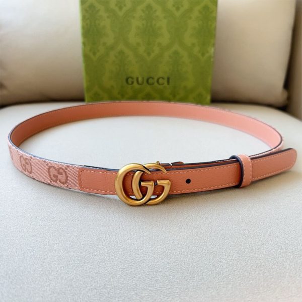 GUCCI Marmont GG thin belt