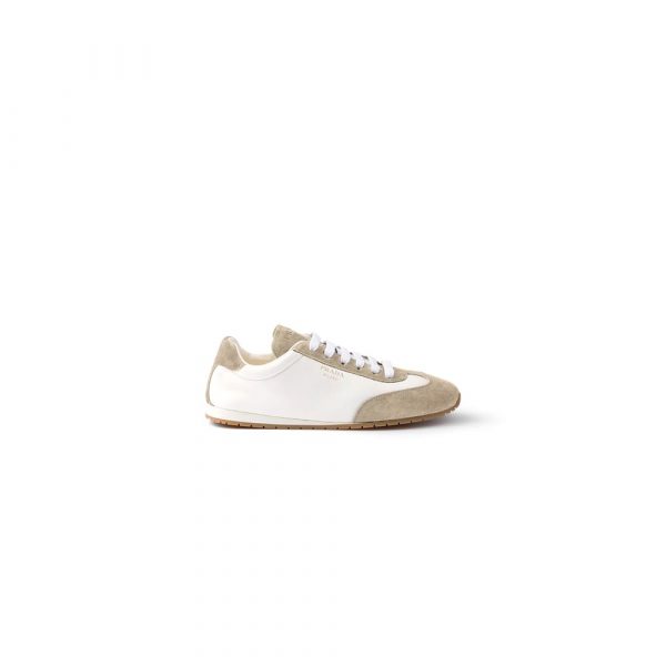 PRADA Nappa leather and suede sneakers