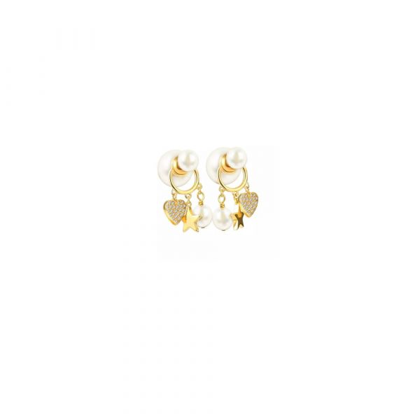 DIOR Pearl charm earrings