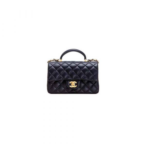 Chanel Mini Flap with Top Handle(HIGH-END GRADE)