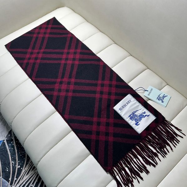Burberry Check Cashmere Scarf