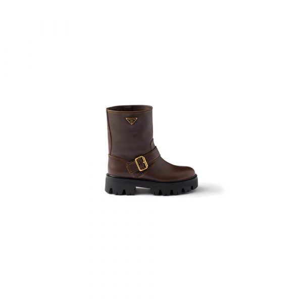 PRADA Leather booties