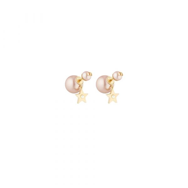 Dior Metal Earrings Women’s Pink