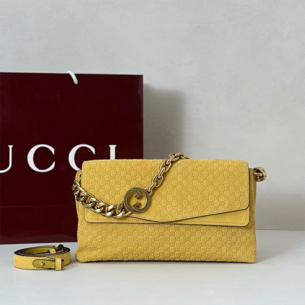Gucci Medium shoulder bag with chain(HIGH-END GRADE)