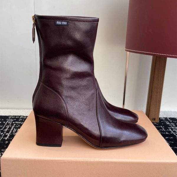 MiuMiu Nappa leather booties