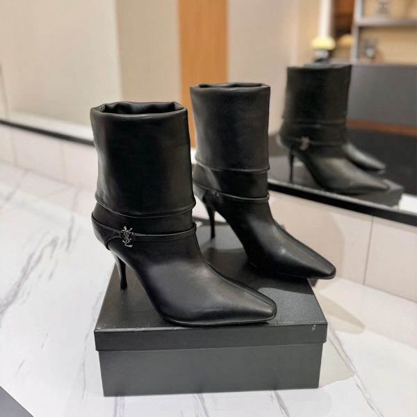 YSL NIKI booties in suede