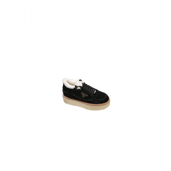 PRADA Suede mid-top sneakers