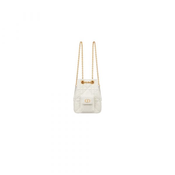 Dior Small Dior Caro Multicarry Backpack with Chain(HIGH-END GRADE)