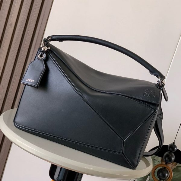 Loewe Large Featherlight Puzzle bag in nappa lambskin(HIGH-END GRADE)