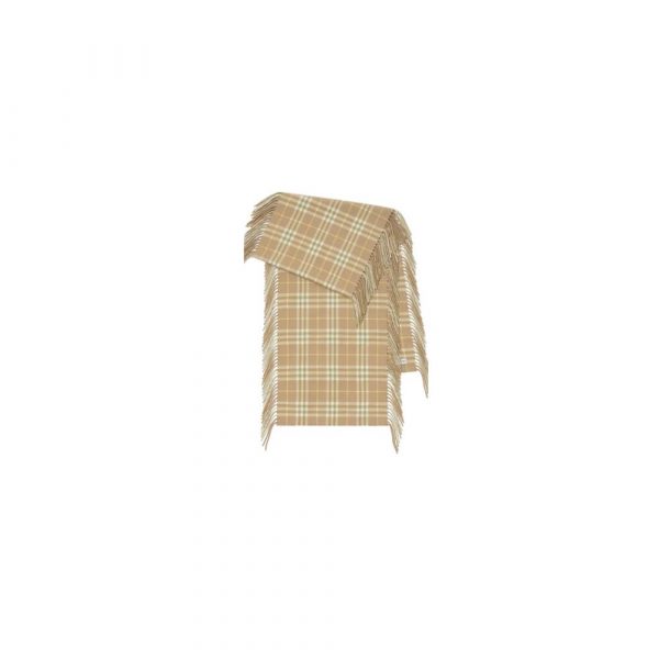 BURBERRY Check Cashmere Scarf