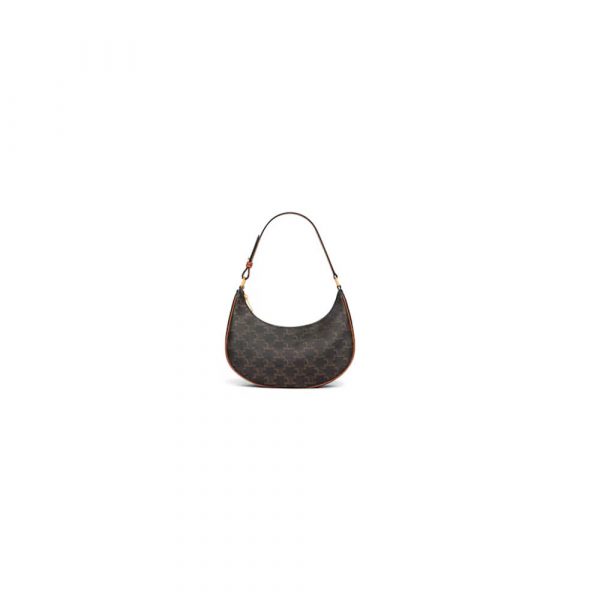 CELINE Ava Bag IN Triomphe Canvas and calfskin(HIGH-END GRADE)