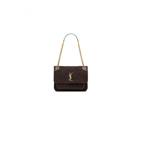 YSL NIKI medium in raffia(HIGH-END GRADE)