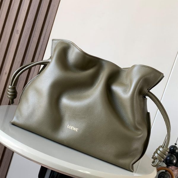 LOEWE Medium Flamenco clutch in nappa calfskin(HIGH-END GRADE)