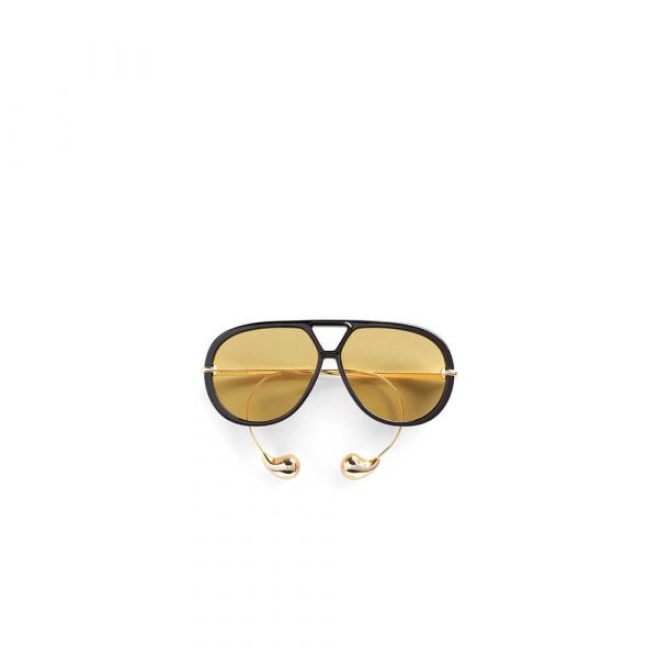 Bottega Veneta Drop Aviator Sunglasses