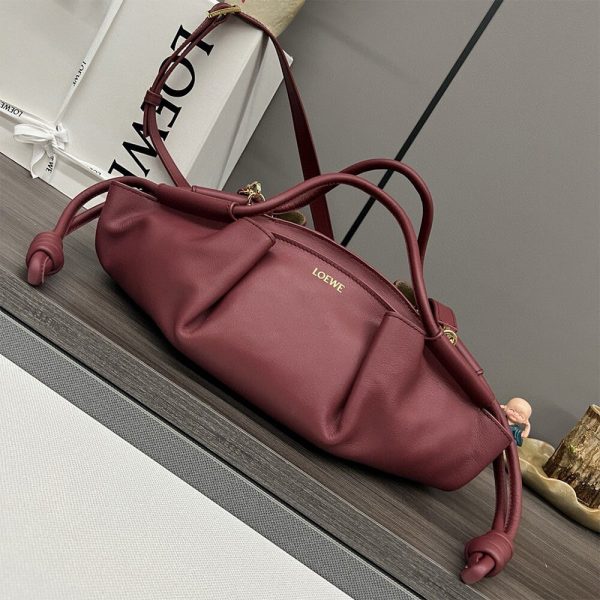 Loewe Small Paseo bag in shiny nappa calfskin(high-end grade)