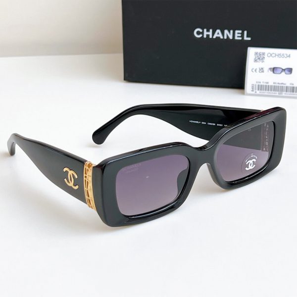 CHANEL Rectangle Sunglasses