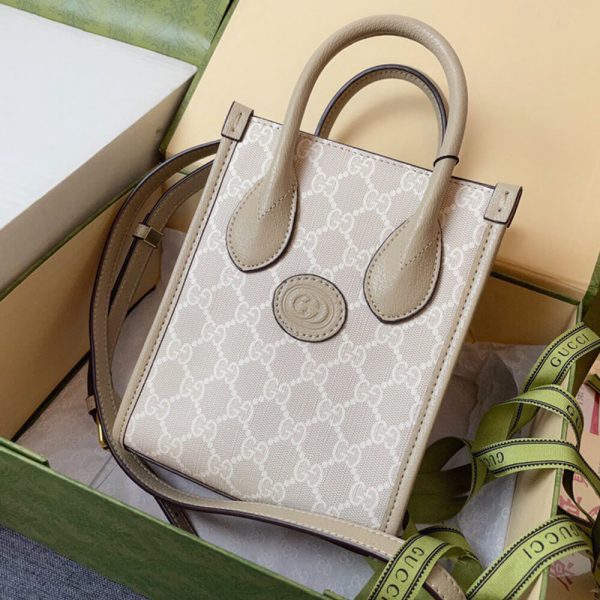 Gucci Interlocking G mini tote bag(TAX-FREE GRADE)