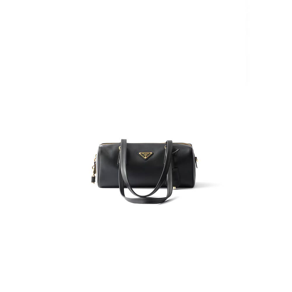 Prada Medium leather top-handle bag with padlock(high-end grade) Prada Medium leather top-handle bag with padlock(high-end grade)