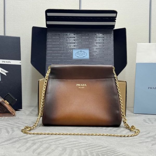 Prada Enchaine mini leather bag(HIGH-END GRADE)
