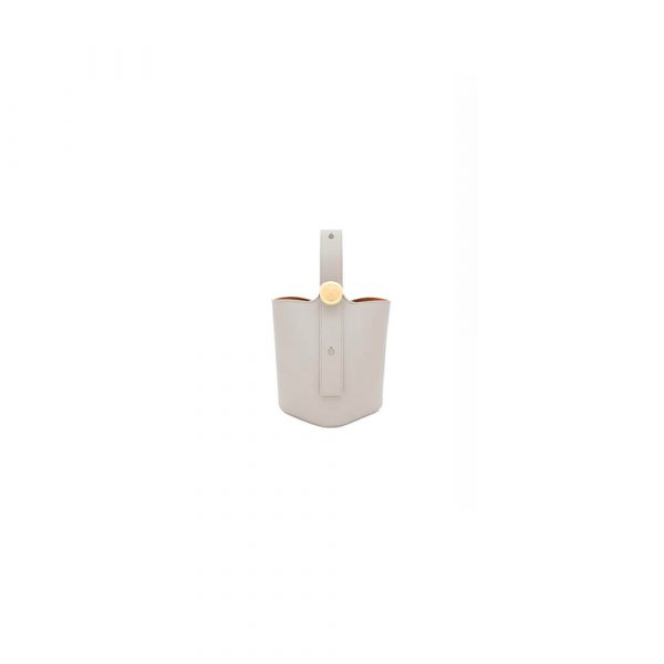 LOEWE Mini Pebble bucket in smooth calfskin(high-end grade)