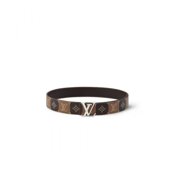 LV Initiales College Monogram Heritage 40mm Reversible Belt