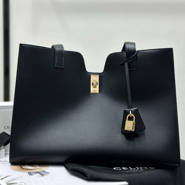 CELINE CABAS 16 IN SUPPLE SMOOTH CALFSKIN
